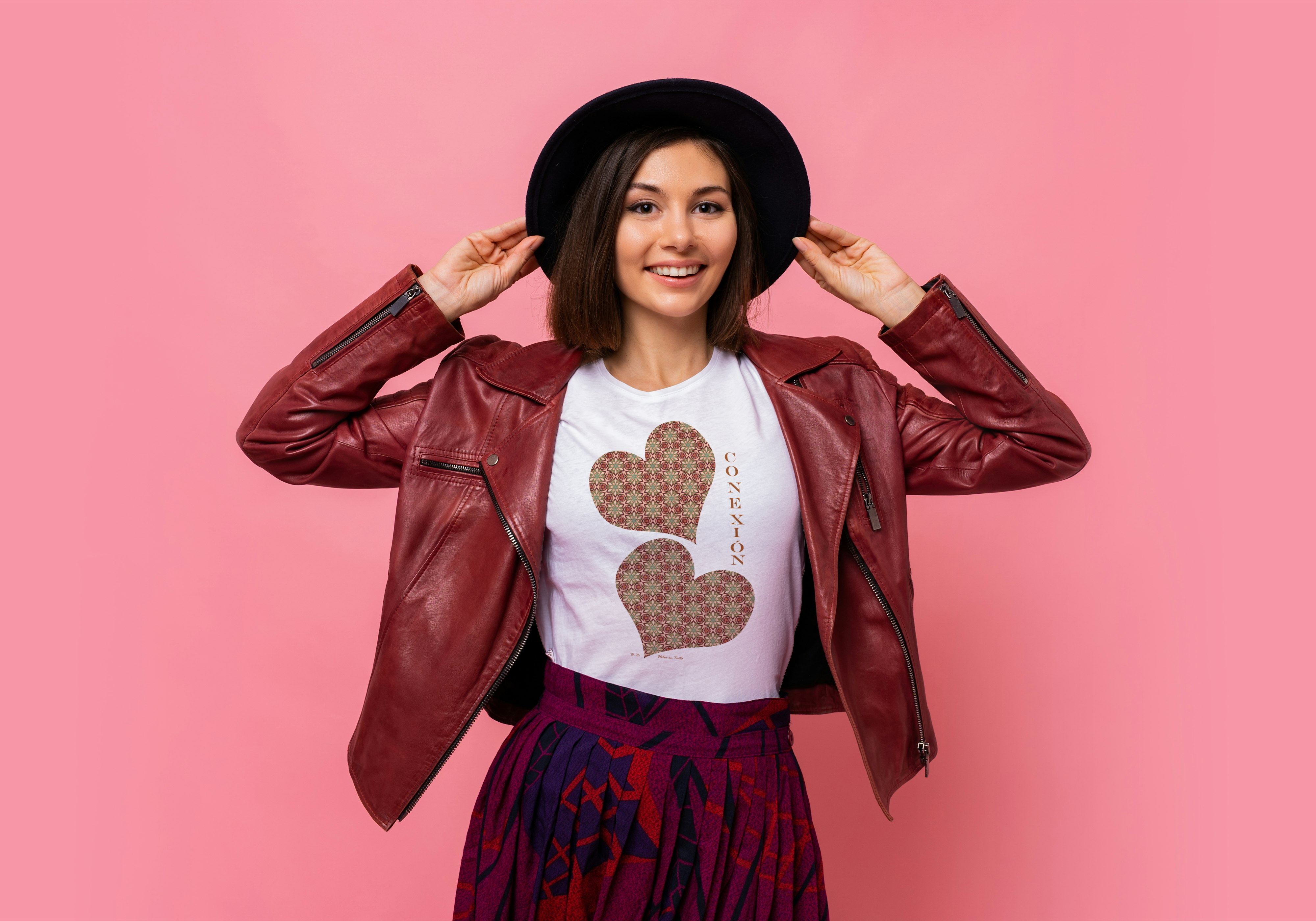 Polera mujer manga corta CONEXIÓN VITAL 100% algodón
