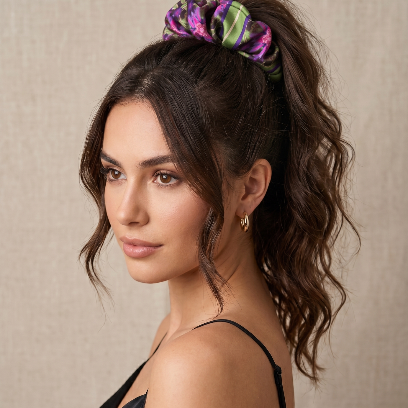 Maxi Scrunchie Pétalos y Estrella E