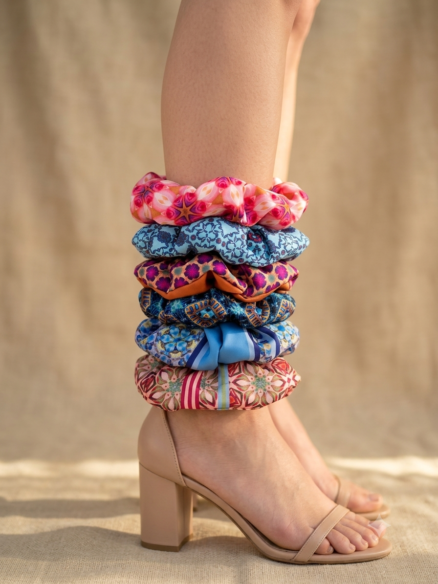Maxi Scrunchie Turquesa C