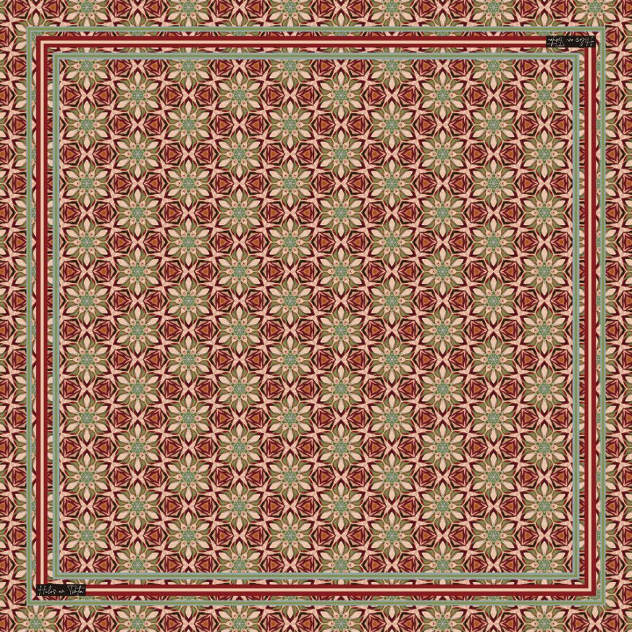 Pañuelo Pétalos y Estrellas Eco-Luxe B