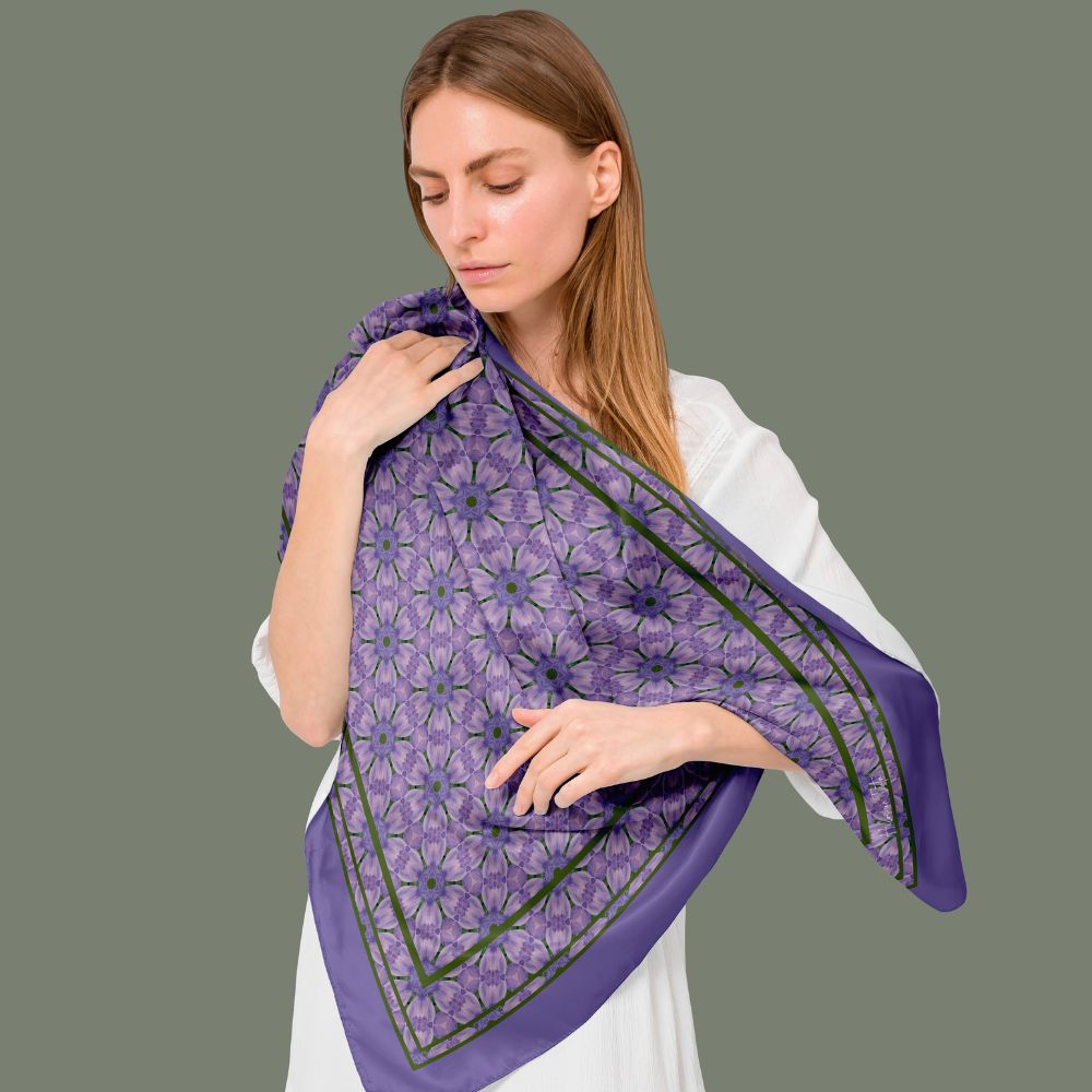 Pañuelo Pétalos y Estrellas Eco-Luxe D