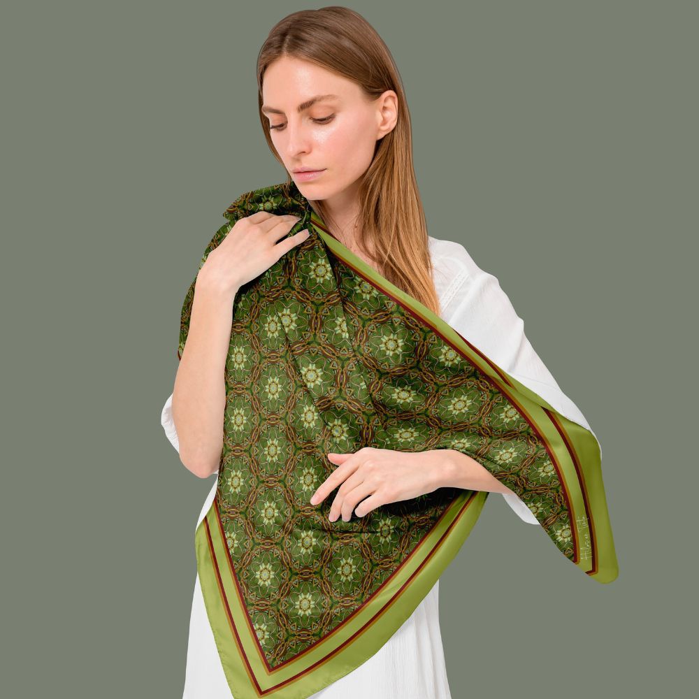 Pañuelo Pétalos y Estrellas Eco-Luxe M