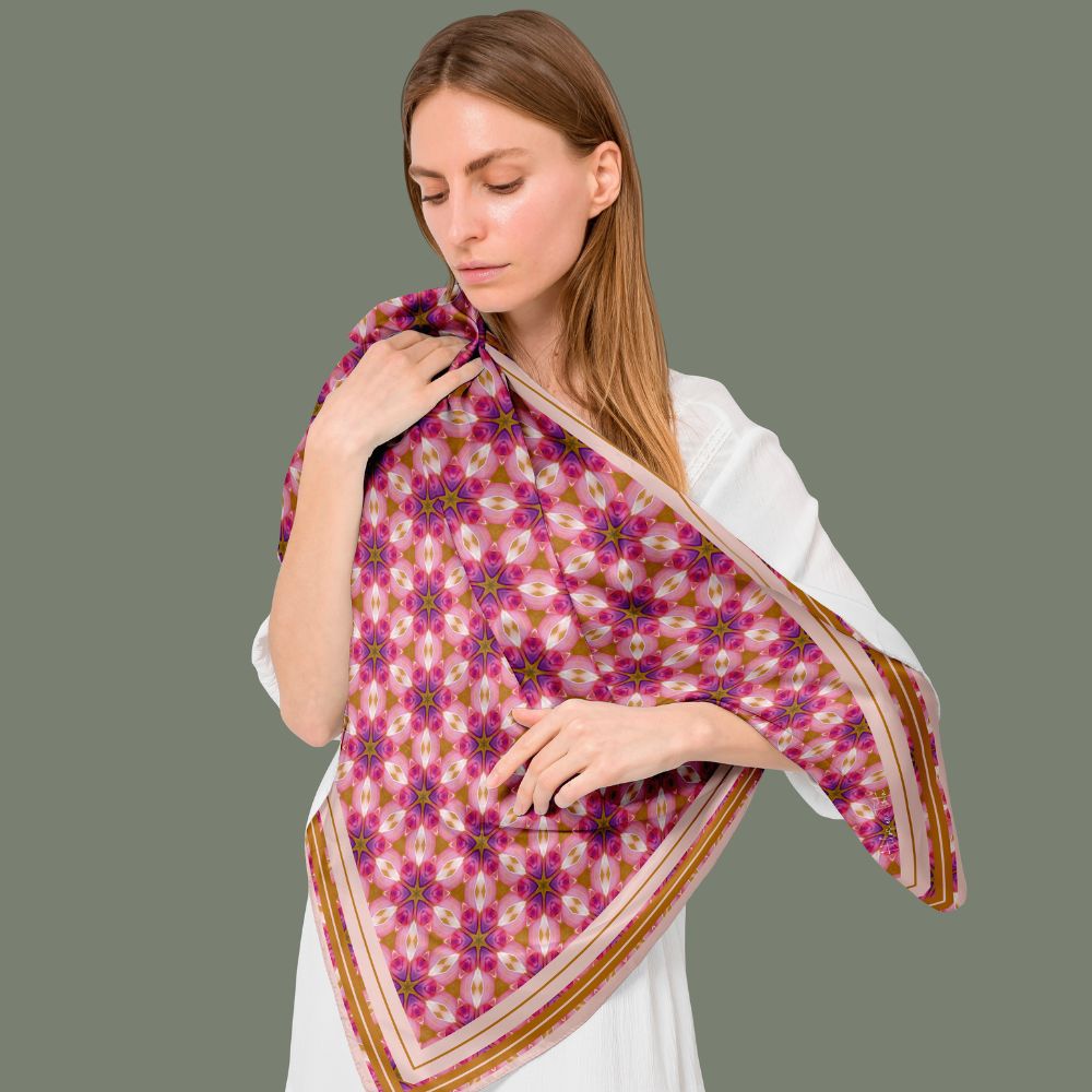 Pañuelo Pétalos y Estrellas Eco-Luxe A