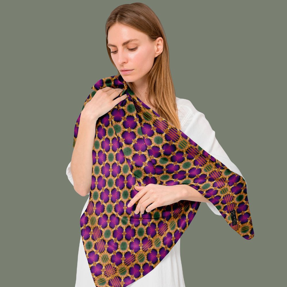 Pañuelo Pétalos y Estrellas Eco-Luxe F