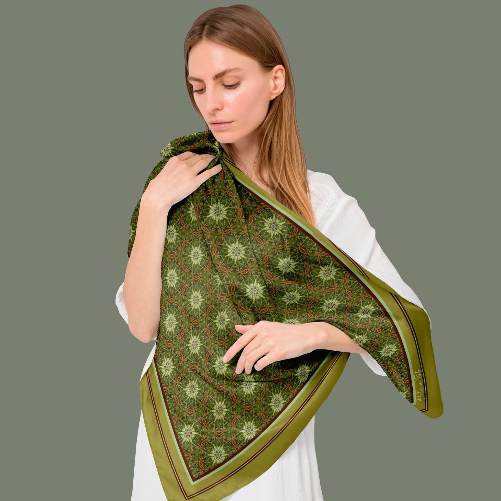 Pañuelo Pétalos y Estrellas Eco-Luxe N