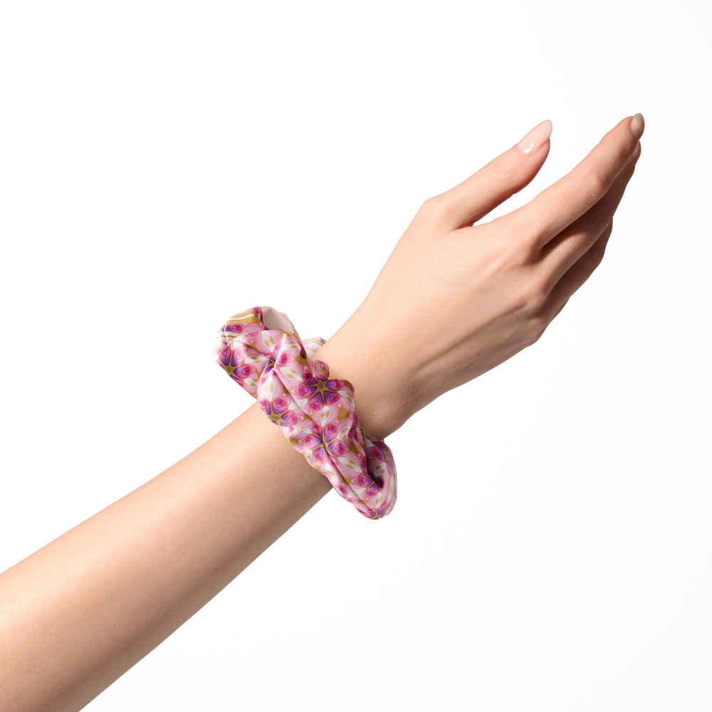 Maxi Scrunchie Pétalos y Estrella A