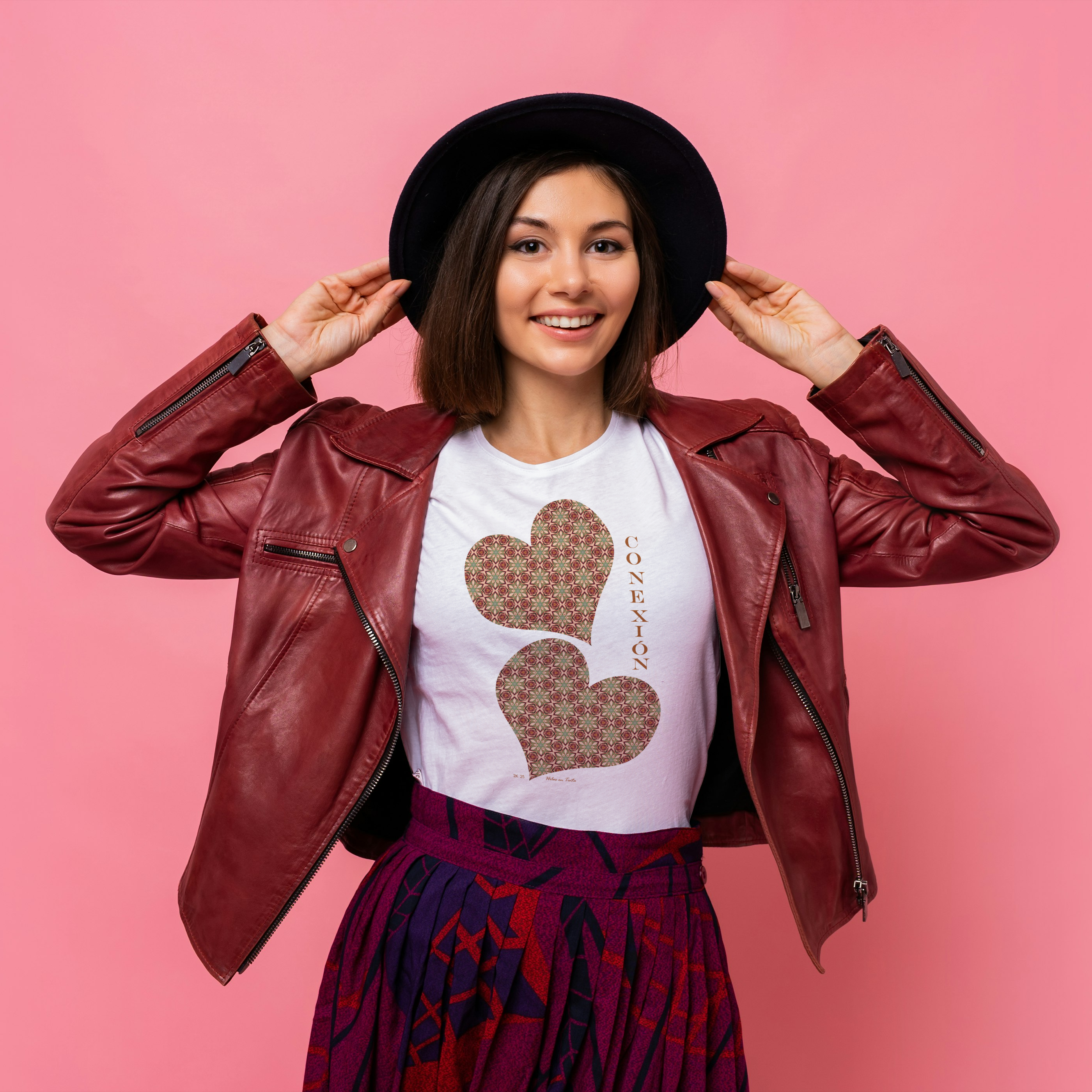 Polera mujer manga corta CONEXIÓN VITAL 100% algodón
