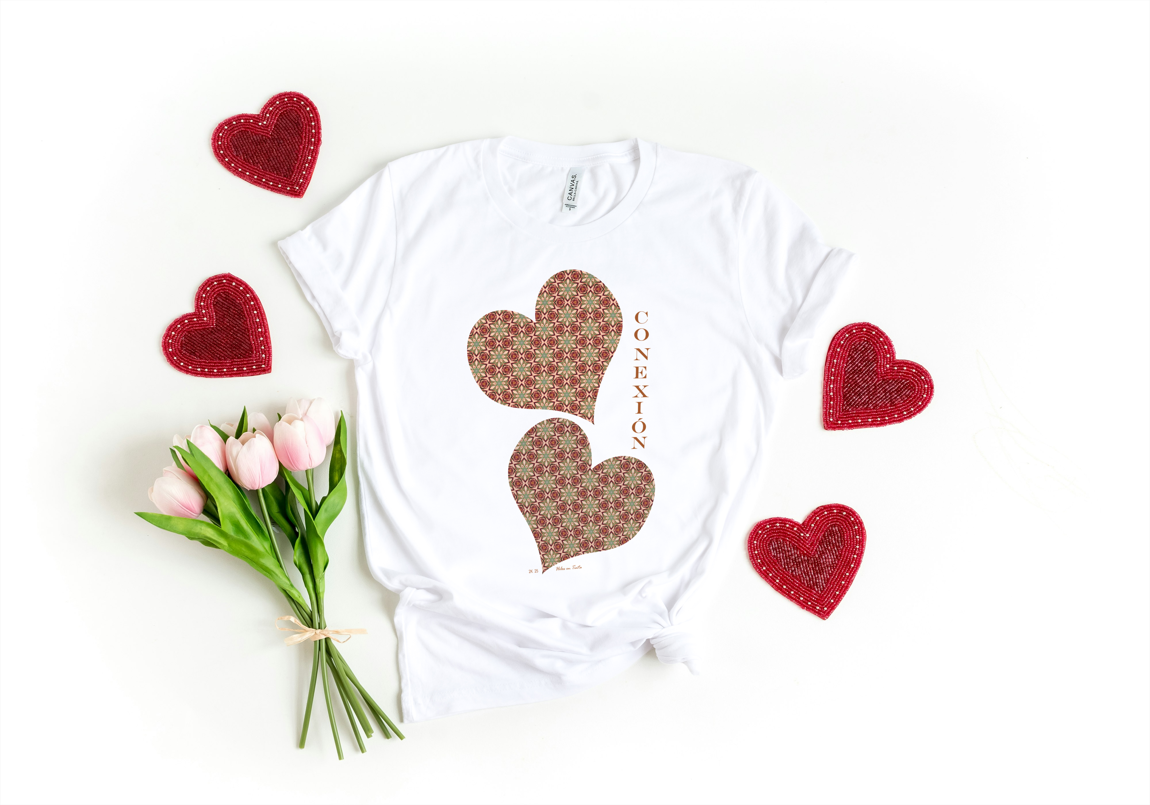 Polera mujer manga corta CONEXIÓN VITAL 100% algodón