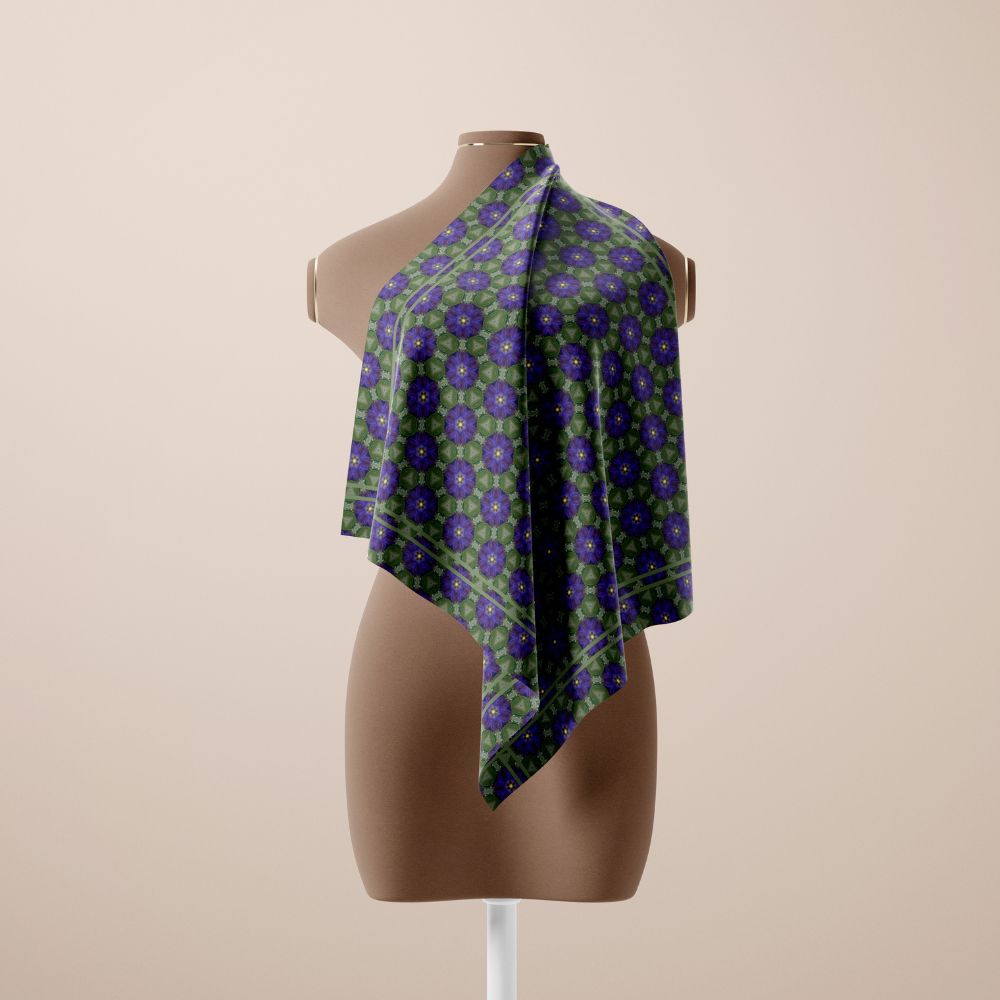 Pañuelo Pétalos y Estrellas Eco-Luxe L