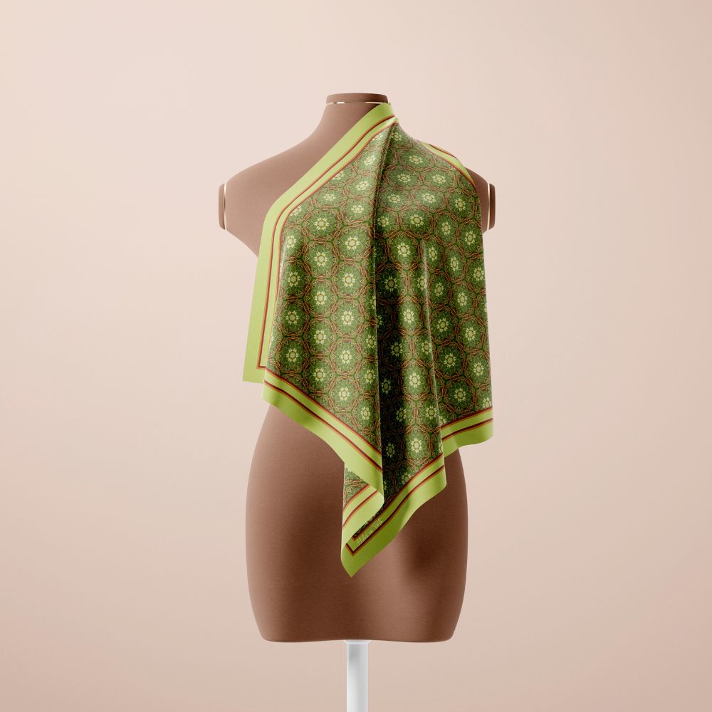 Pañuelo Pétalos y Estrellas Eco-Luxe M