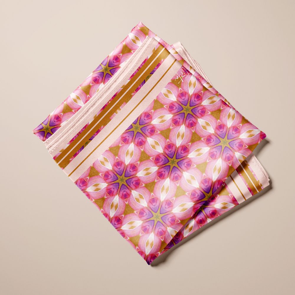 Pañuelo Pétalos y Estrellas Eco-Luxe A