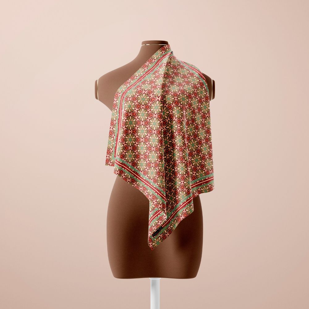 Pañuelo Pétalos y Estrellas Eco-Luxe B