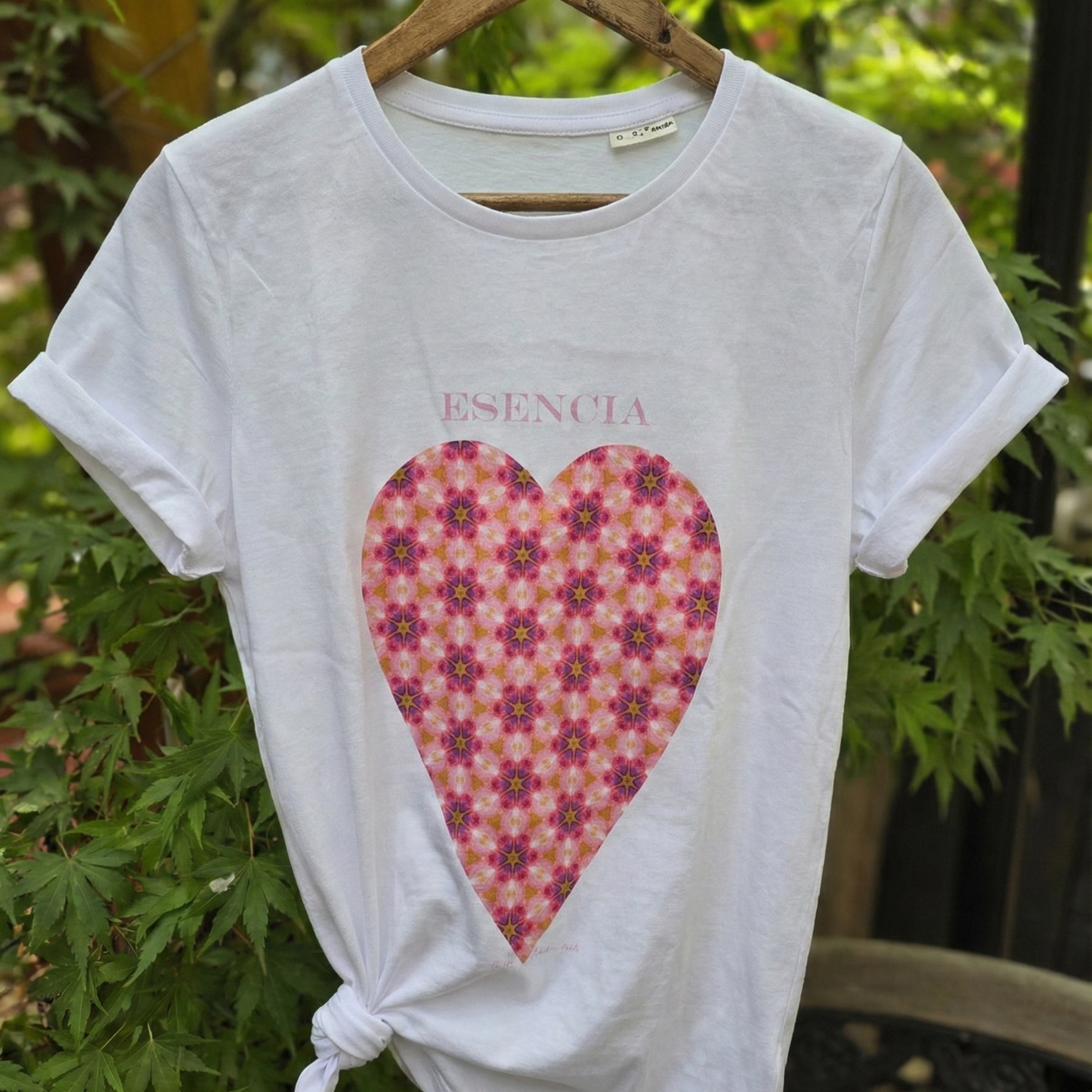 Polera mujer manga corta ESENCIA 100% algodón