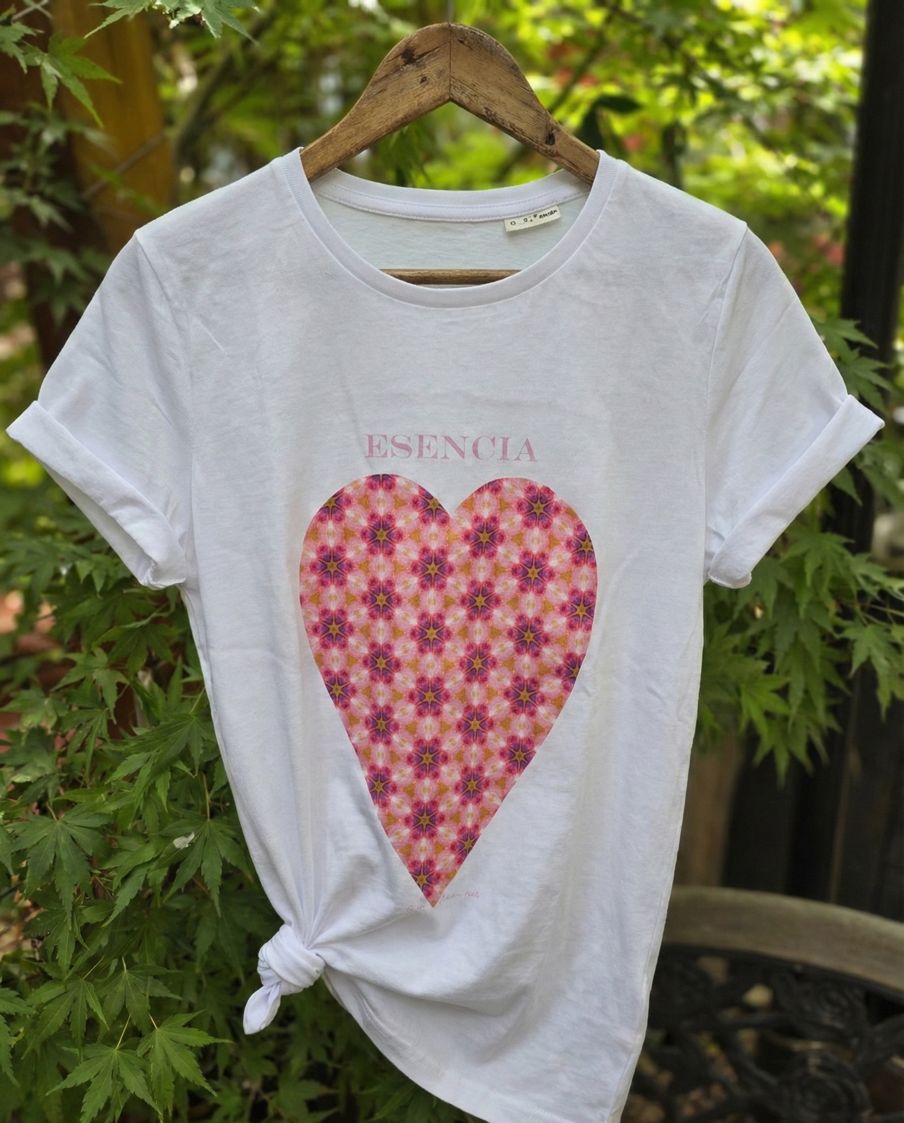 Polera mujer manga corta ESENCIA 100% algodón